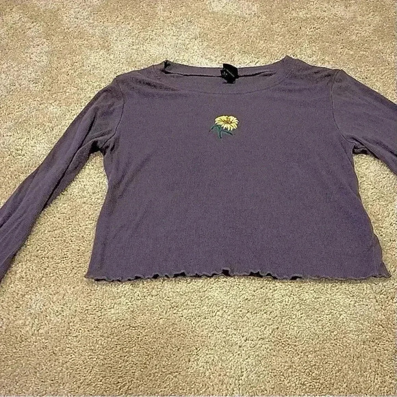 Wild Fable Girl’s Longsleeve blouse top Size M - Picture 3 of 8